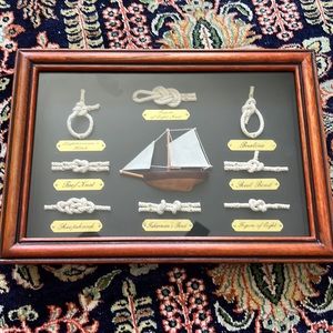 Sailors knots shadow box